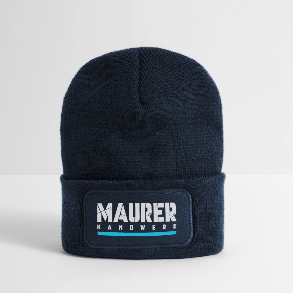 Maurer Handwerk Patch Beanie - French Navy