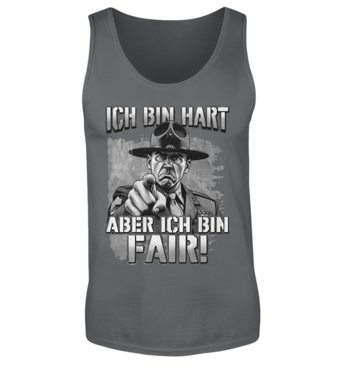 Ich bin Hart - Herren Tanktop, Herren Tank-Top Farbe: Charcoal (Solid 22.95 €