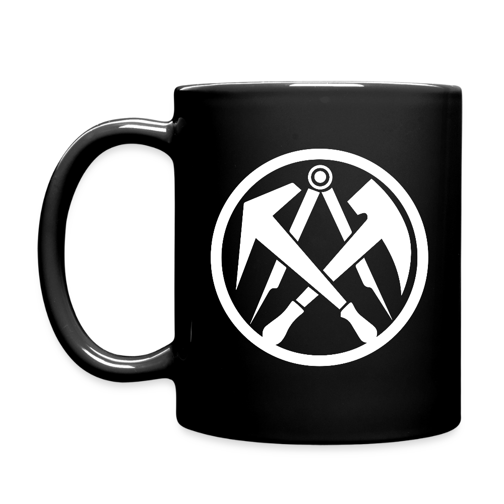 Dachdecker Handwerk Tasse einfarbig - Schwarz