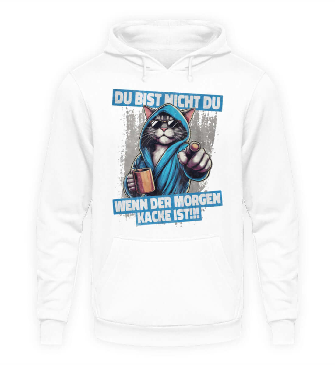 Coole Hoodies, Du bist nicht Du - Fun Hoodie, 40.00 €, Unisex Hoodie, Farbe: Arctic White, WORKSWEAR.DE