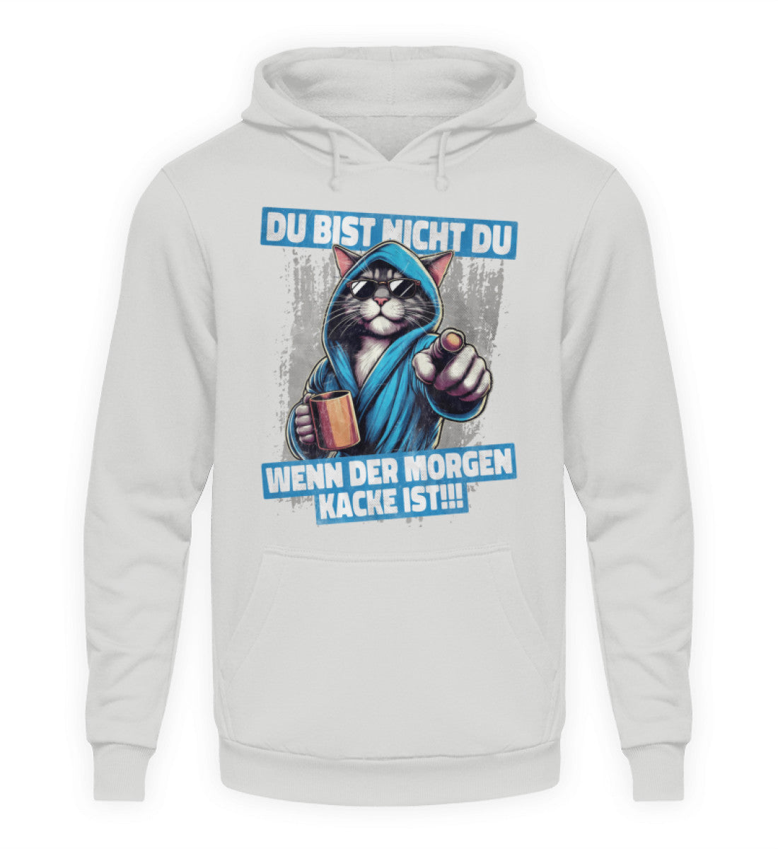 Coole Hoodies, Du bist nicht Du - Fun Hoodie, 40.00 €, Unisex Hoodie, Farbe: Sport Grey, WORKSWEAR.DE
