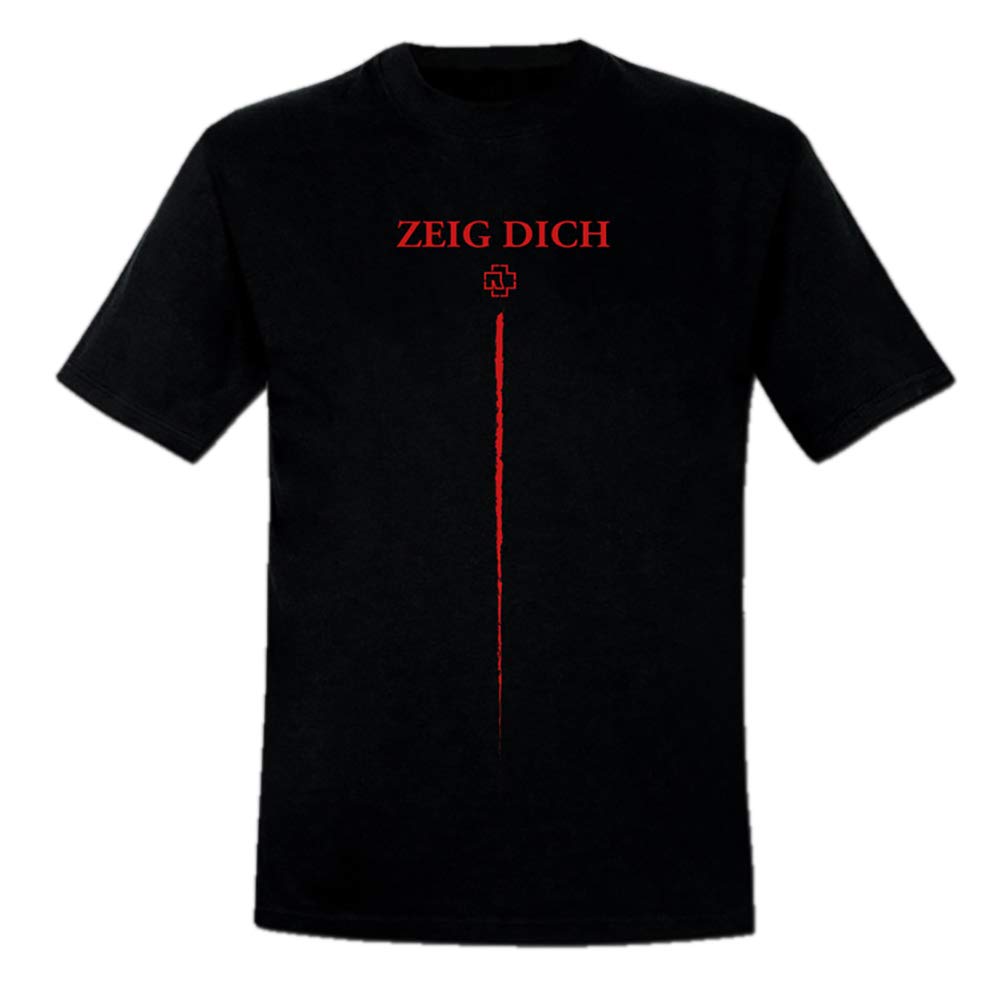 Rammstein Herren T-Shirt Zeig Dich Offizielles Band Merchandise Fan Shirt schwarz mit rotem Front Print (M) Textilien 28.00 € WORKSWEAR.DE