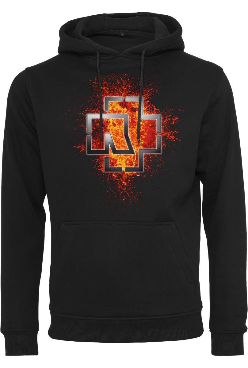 RS Herren RS019-Rammstein Lava Logo Hoodie Sweatshirt mit Kapuze, Black, XL Textilien 59.90 € WORKSWEAR.DE