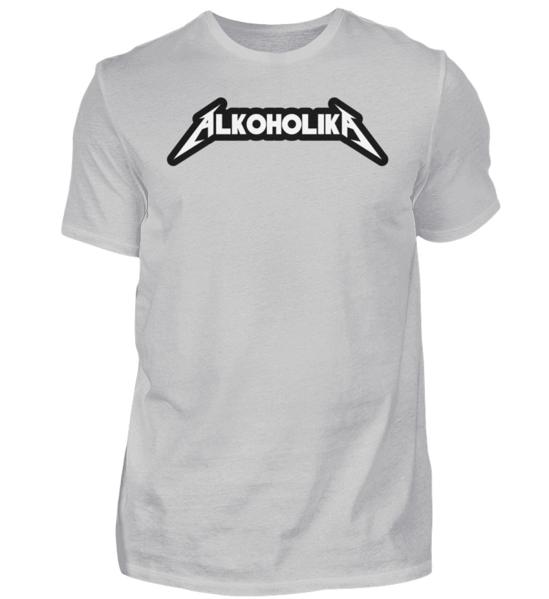 Witzige Herren T-Shirts, Alkoholika - Herren Funhirt 20.00 € Farbe: Pacific Grey WORKSWEAR.DE