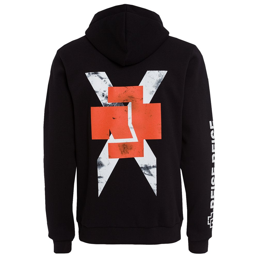 Rammstein Herren Kapuzenpullover Weisses Kreuz Offizielles Band Merchandise Fan Hoodie schwarz mit mehrfarbigem Front und Back Print (3XL) Textilien 66.00 € WORKSWEAR.DE