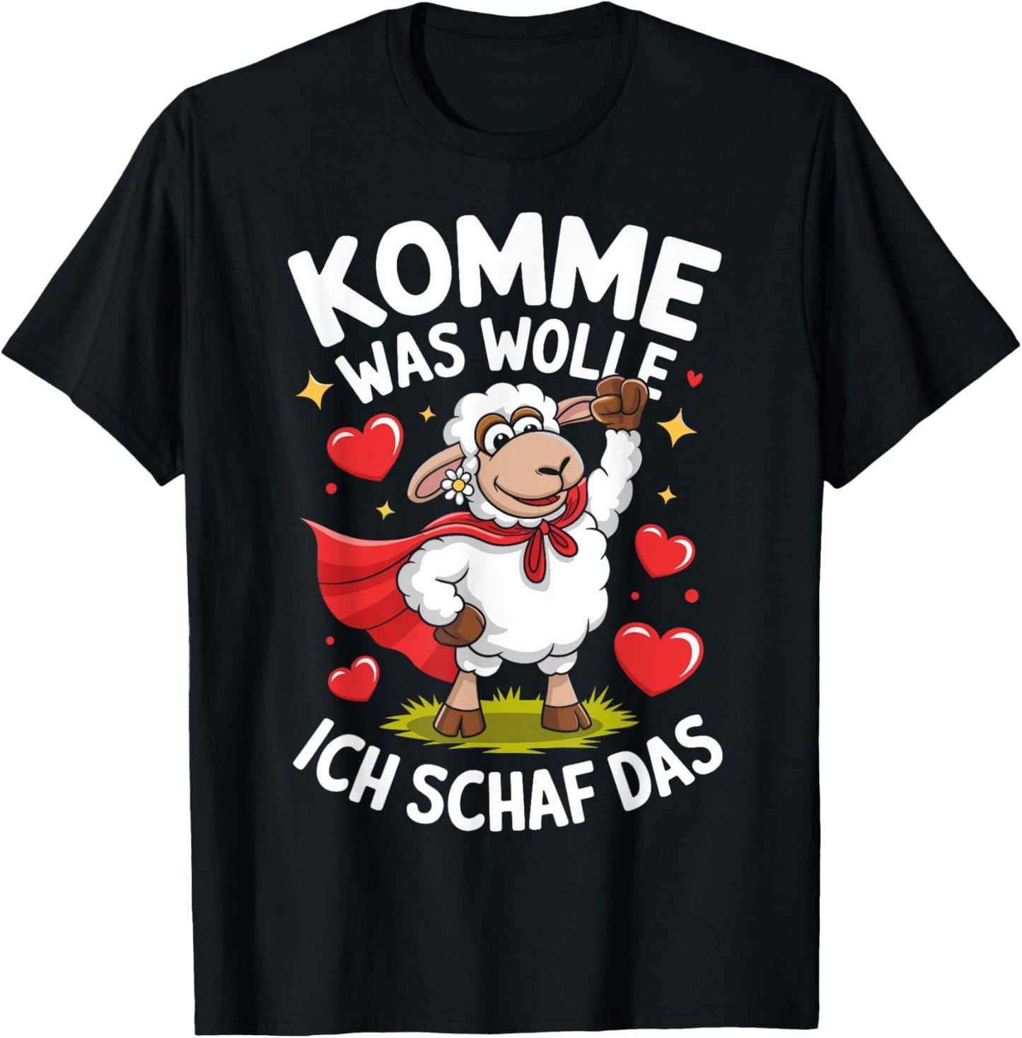 Komme was wolle ich schaf das Lustiger Spruch Witziges T-Shirt Textilien 19.99 € WORKSWEAR.DE
