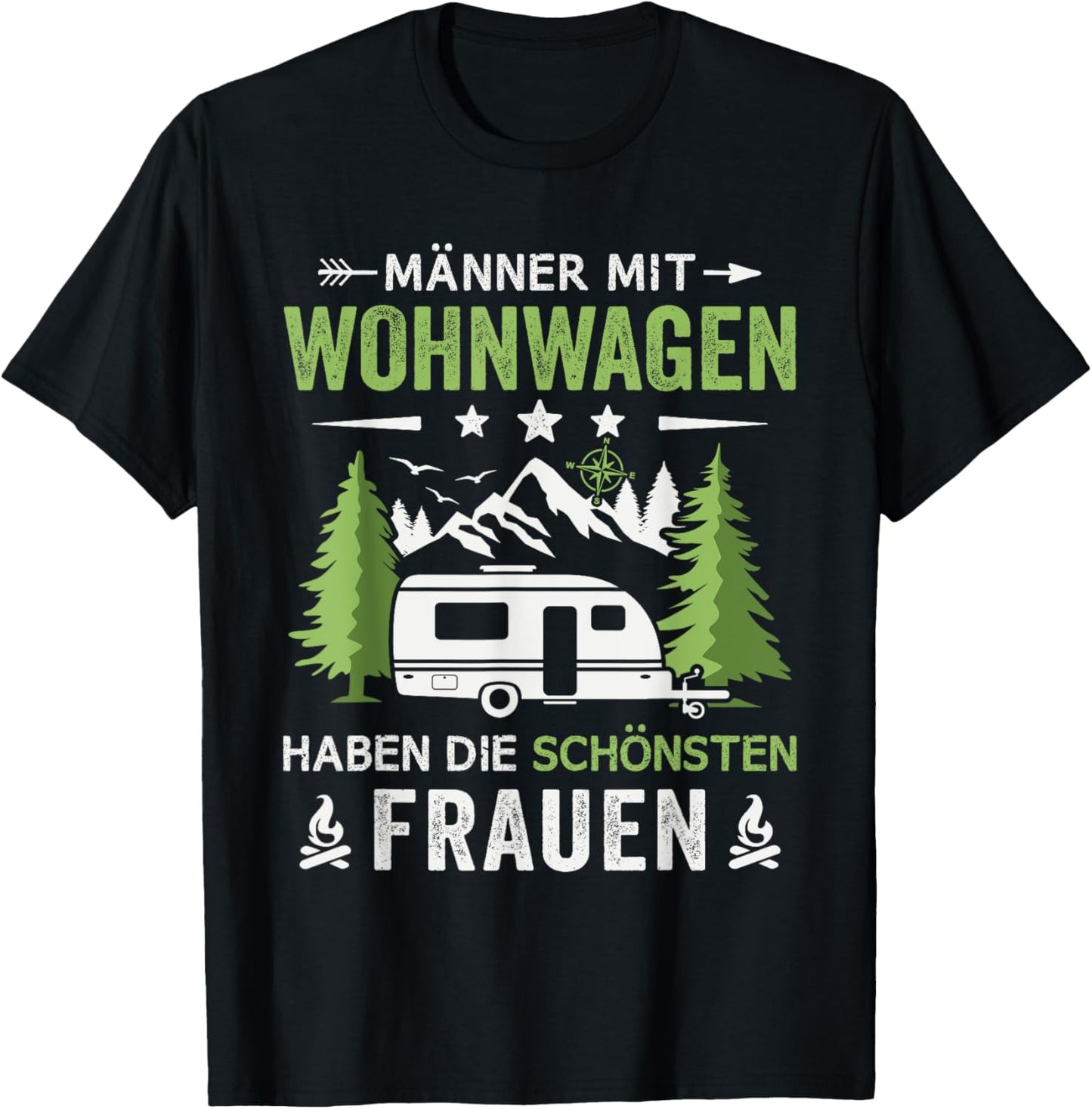 Herren Männer mit Wohnwagen haben die schönsten Frauen Camping T-Shirt Textilien 17.98 € WORKSWEAR.DE