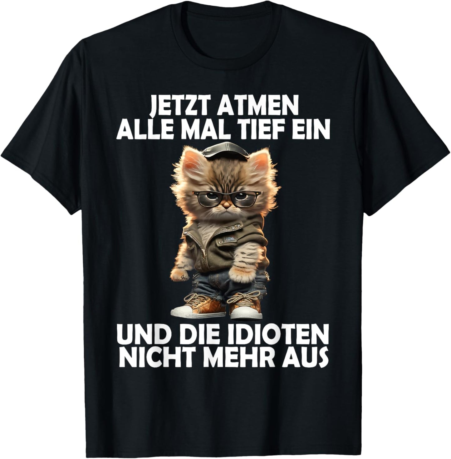 Jetzt Atmen Alle Tief ein Katze lustige Männer Frauen Katzen T-Shirt Textilien 16.09 € WORKSWEAR.DE