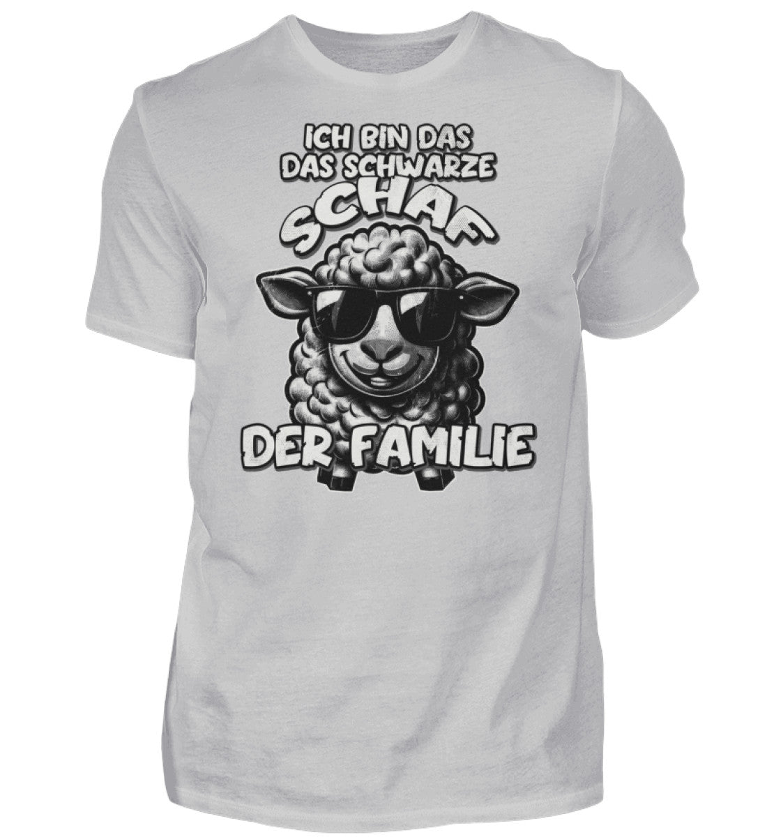 Witzige Herren T-Shirts, Das Schwarze Schaf - Fun T-Shirt 20.00 € Farbe: Pacific Grey WORKSWEAR.DE