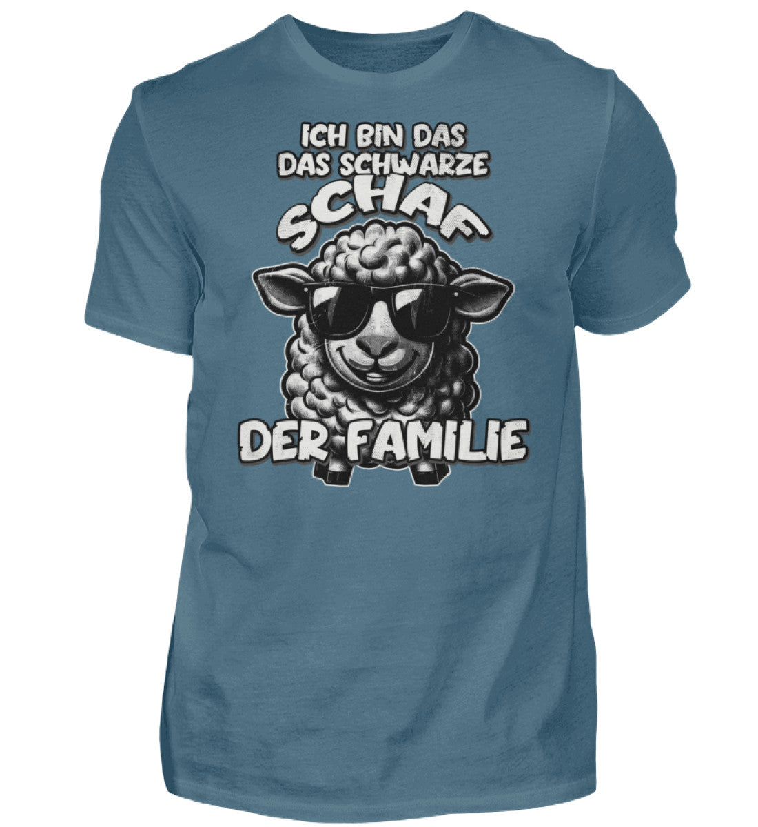 Witzige Herren T-Shirts, Das Schwarze Schaf - Fun T-Shirt 20.00 € Farbe: Stone Blue WORKSWEAR.DE