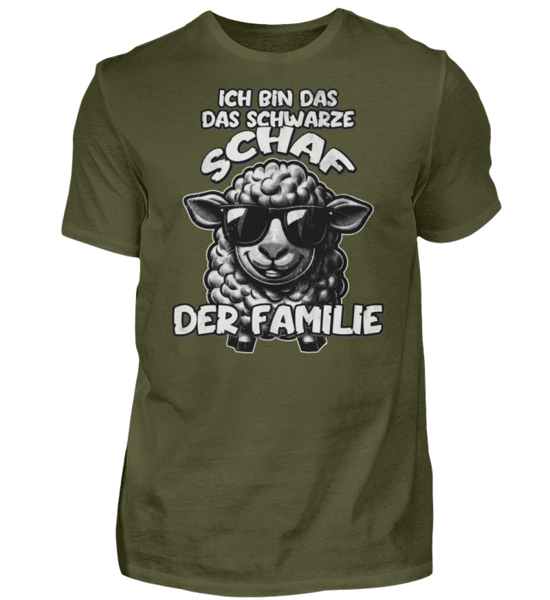 Witzige Herren T-Shirts, Das Schwarze Schaf - Fun T-Shirt 20.00 € Farbe: Urban Khaki WORKSWEAR.DE