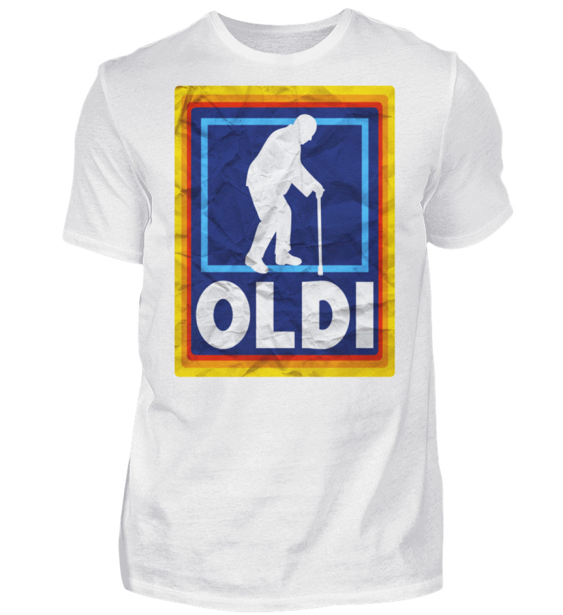 Witzige Herren T-Shirts, OLDI - Herren Funshirt 20.00 € Farbe: White WORKSWEAR.DE