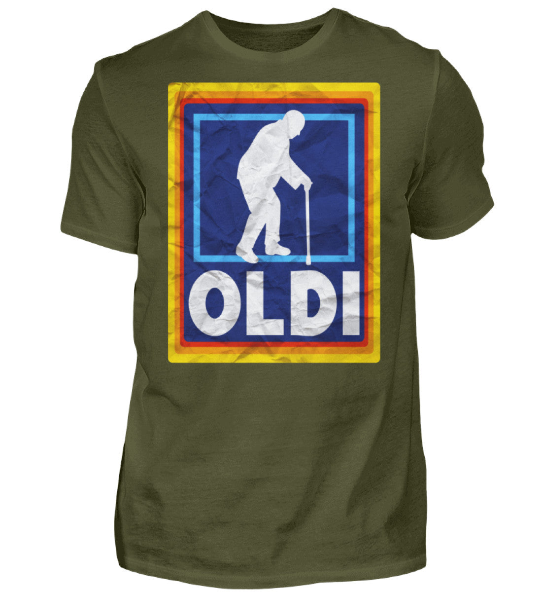 Witzige Herren T-Shirts, OLDI - Herren Funshirt 20.00 € Farbe: Urban Khaki WORKSWEAR.DE