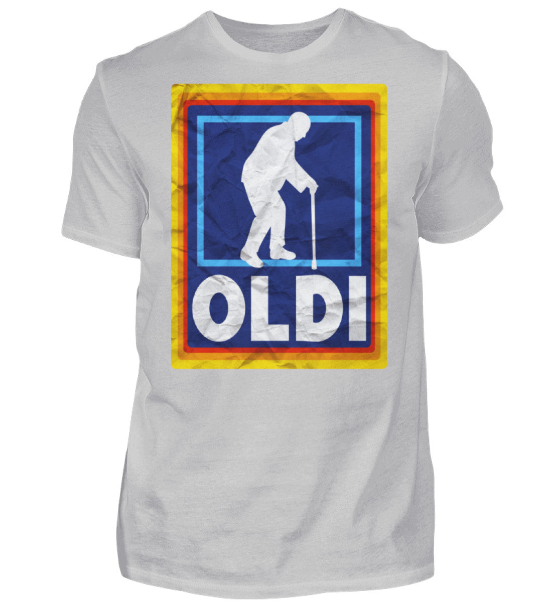 Witzige Herren T-Shirts, OLDI - Herren Funshirt 20.00 € Farbe: Pacific Grey WORKSWEAR.DE