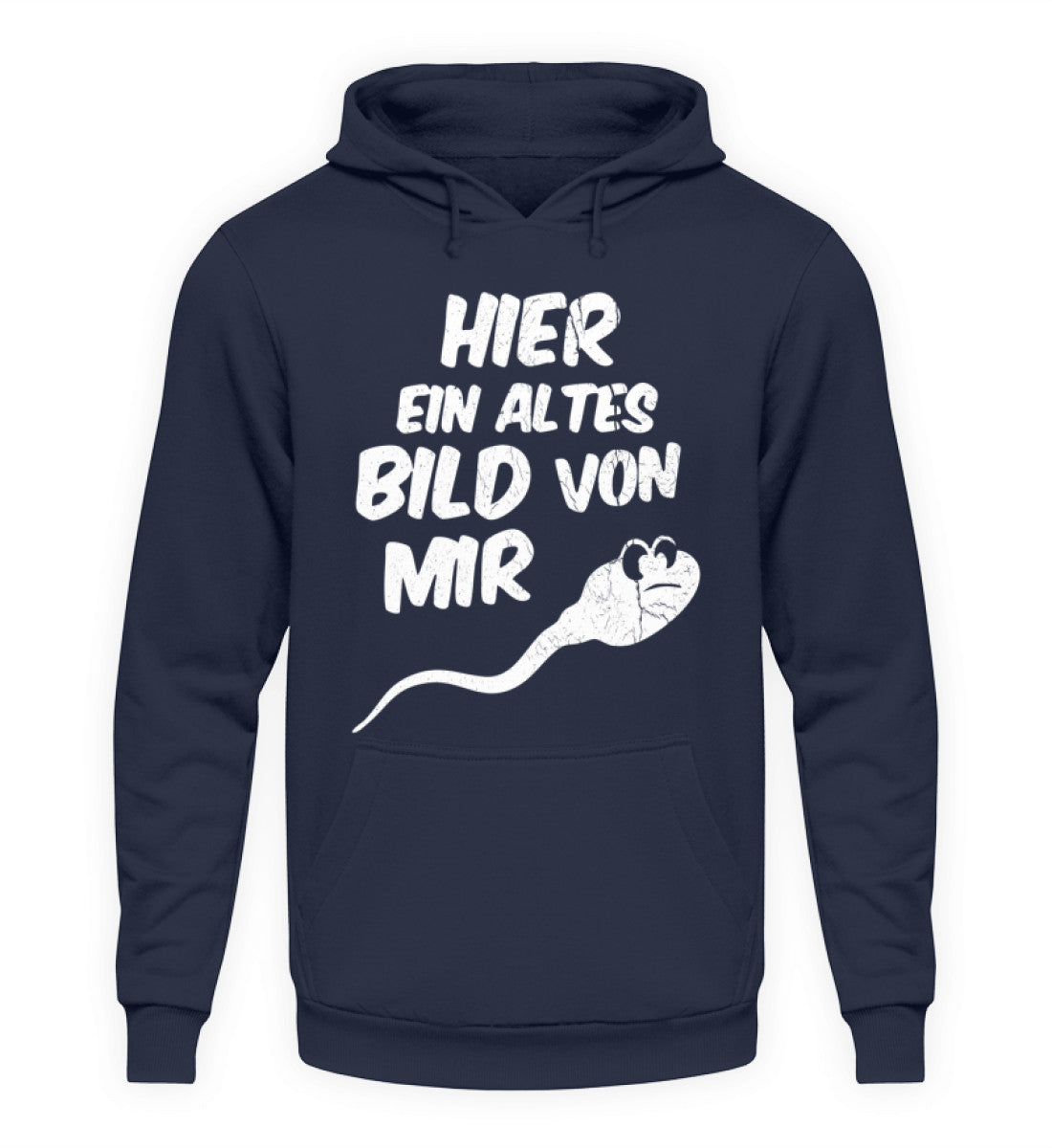 Coole Hoodies, Altes Bild von mir - Fun Hoodie, 40.00 €, Unisex Hoodie, Farbe: Oxford Navy, WORKSWEAR.DE