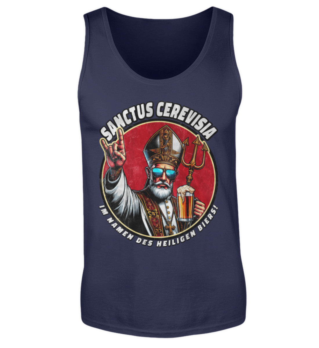 SANCTUS CEREVISIA - Herren Tanktop, Herren Tank-Top Farbe: Navy 22.95 €