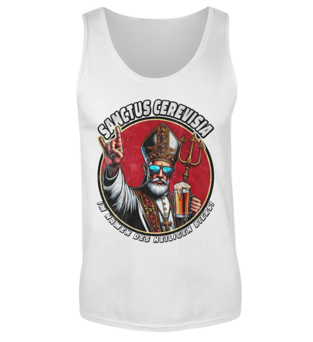 SANCTUS CEREVISIA - Herren Tanktop, Herren Tank-Top Farbe: White 22.95 €
