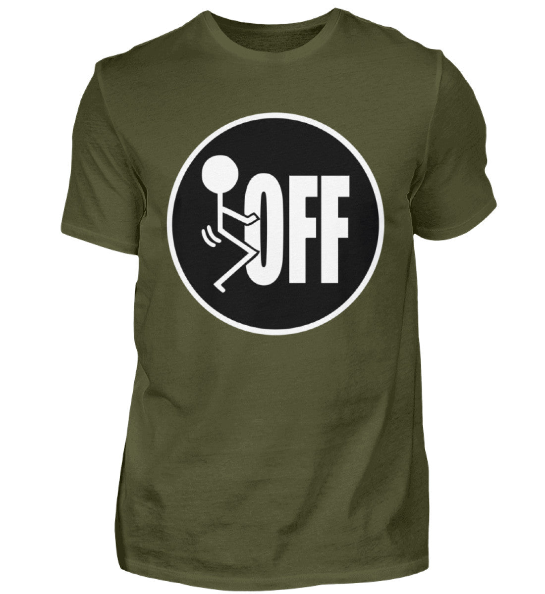 Witzige Herren T-Shirts, Fuck OFF - Herren Funshirt 20.00 € Farbe: Urban Khaki WORKSWEAR.DE