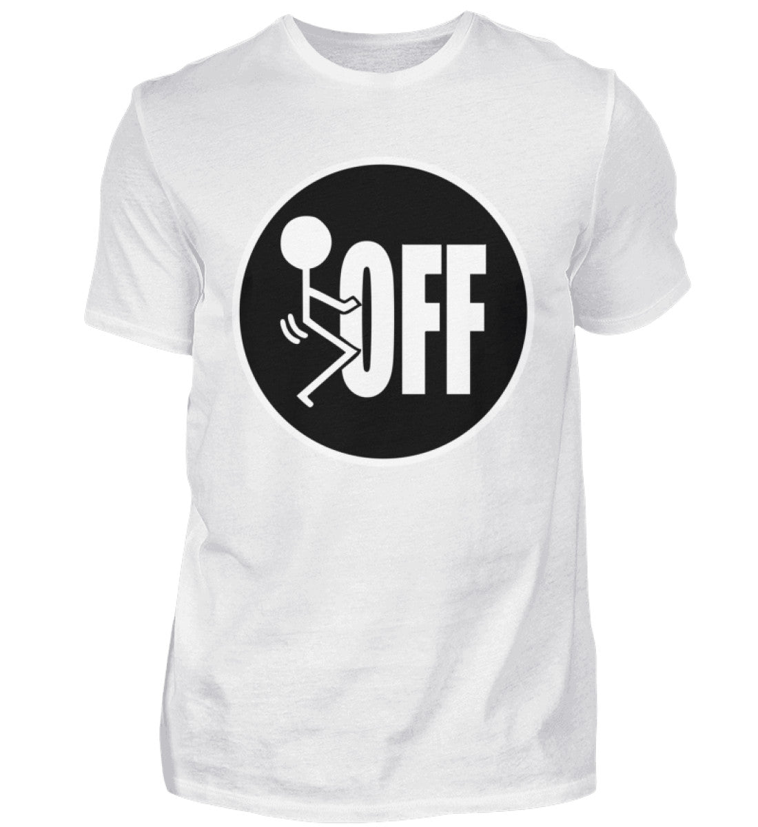 Witzige Herren T-Shirts, Fuck OFF - Herren Funshirt 20.00 € Farbe: White WORKSWEAR.DE