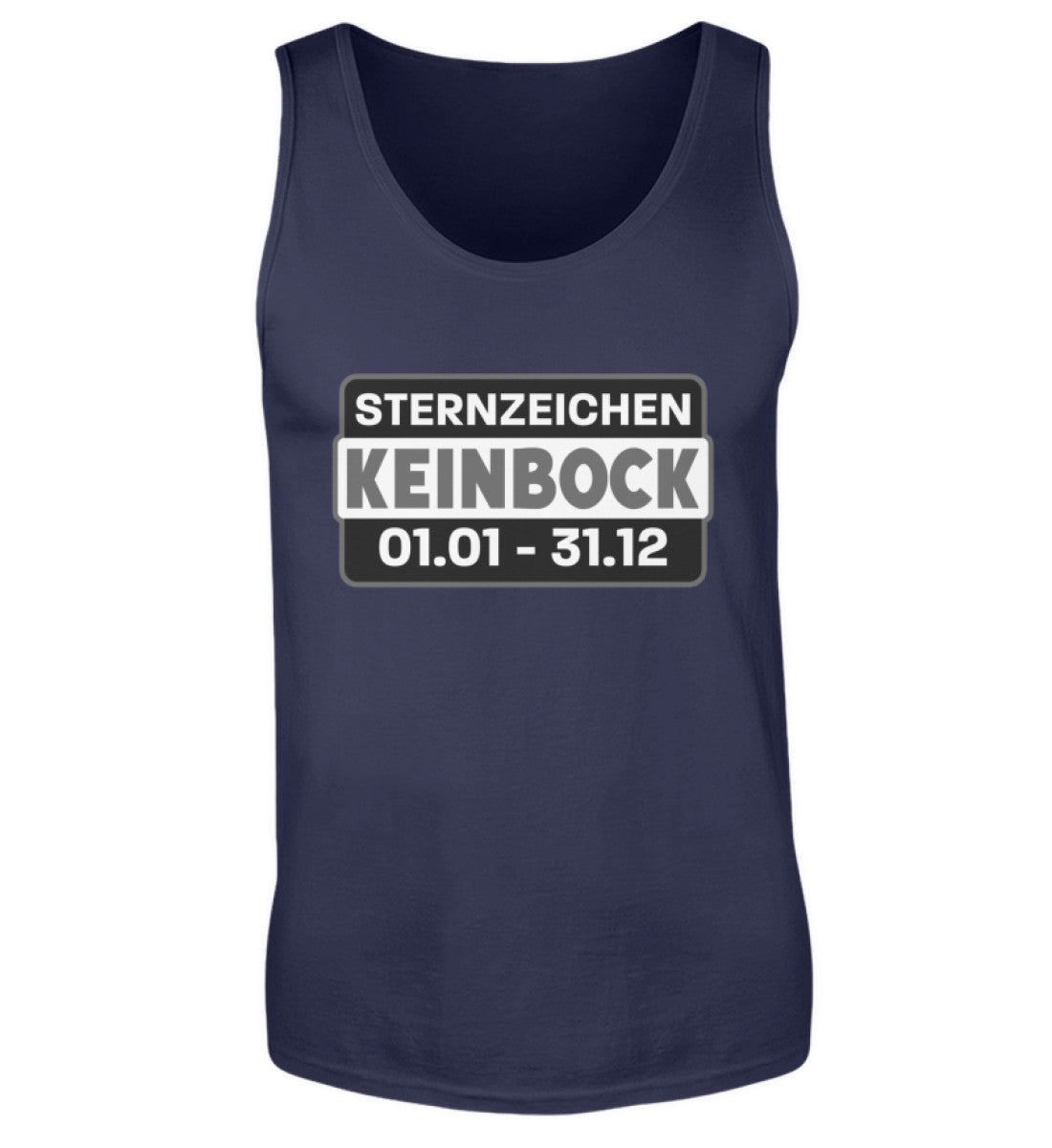 Kein Bock - Herren Tanktop, Herren Tank-Top Farbe: Navy 24.95 €