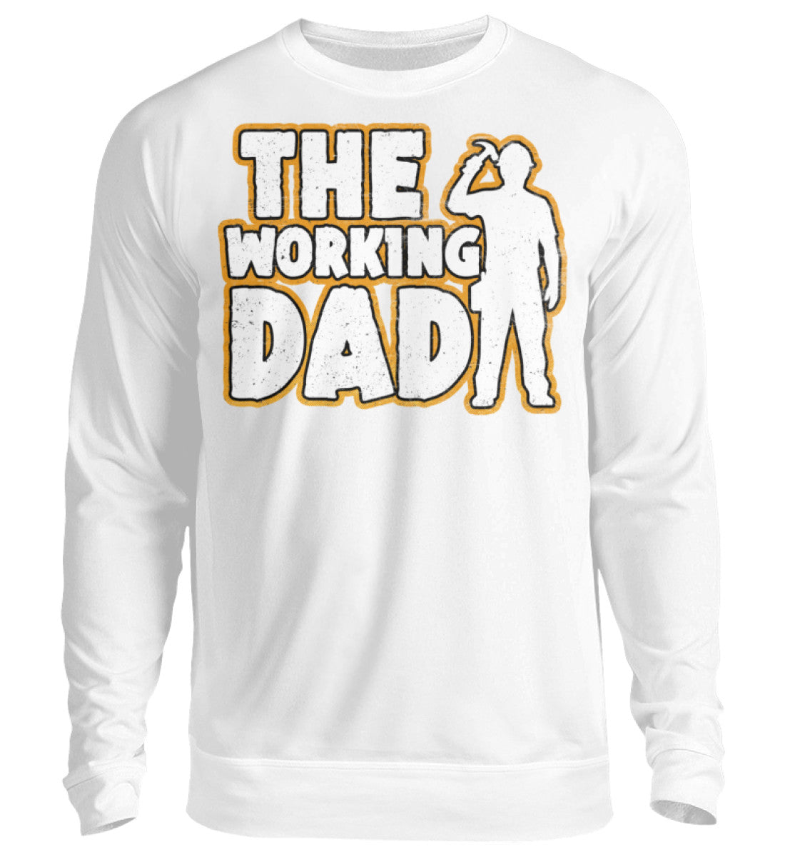 Lustige Pullover, The Working Dad - Pullover, 39.95 €, Unisex Sweatshirt, Farbe: Arctic White, WORKSWEAR.DE