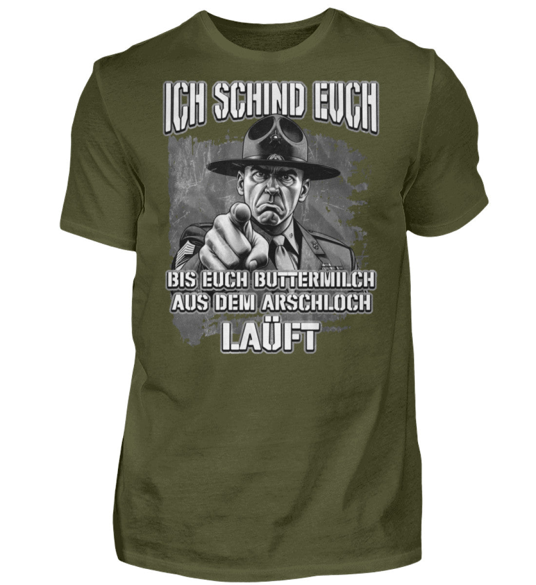 Witzige Herren T-Shirts, ICH SCHIND EUCH - Herren Funshirt 20.00 € Farbe: Urban Khaki WORKSWEAR.DE