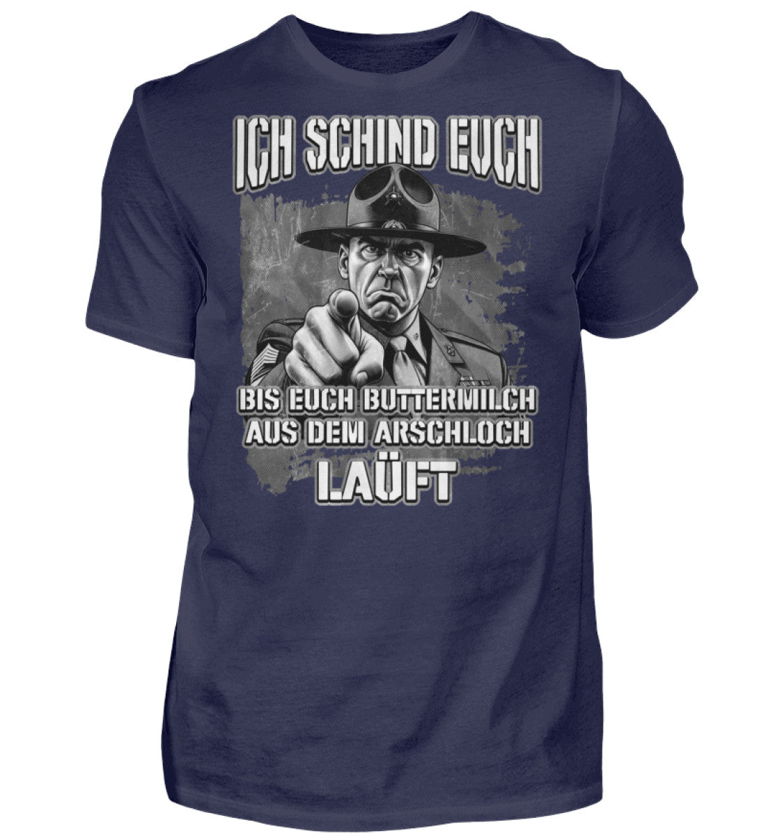 Witzige Herren T-Shirts, ICH SCHIND EUCH - Herren Funshirt 20.00 € Farbe: Navy WORKSWEAR.DE