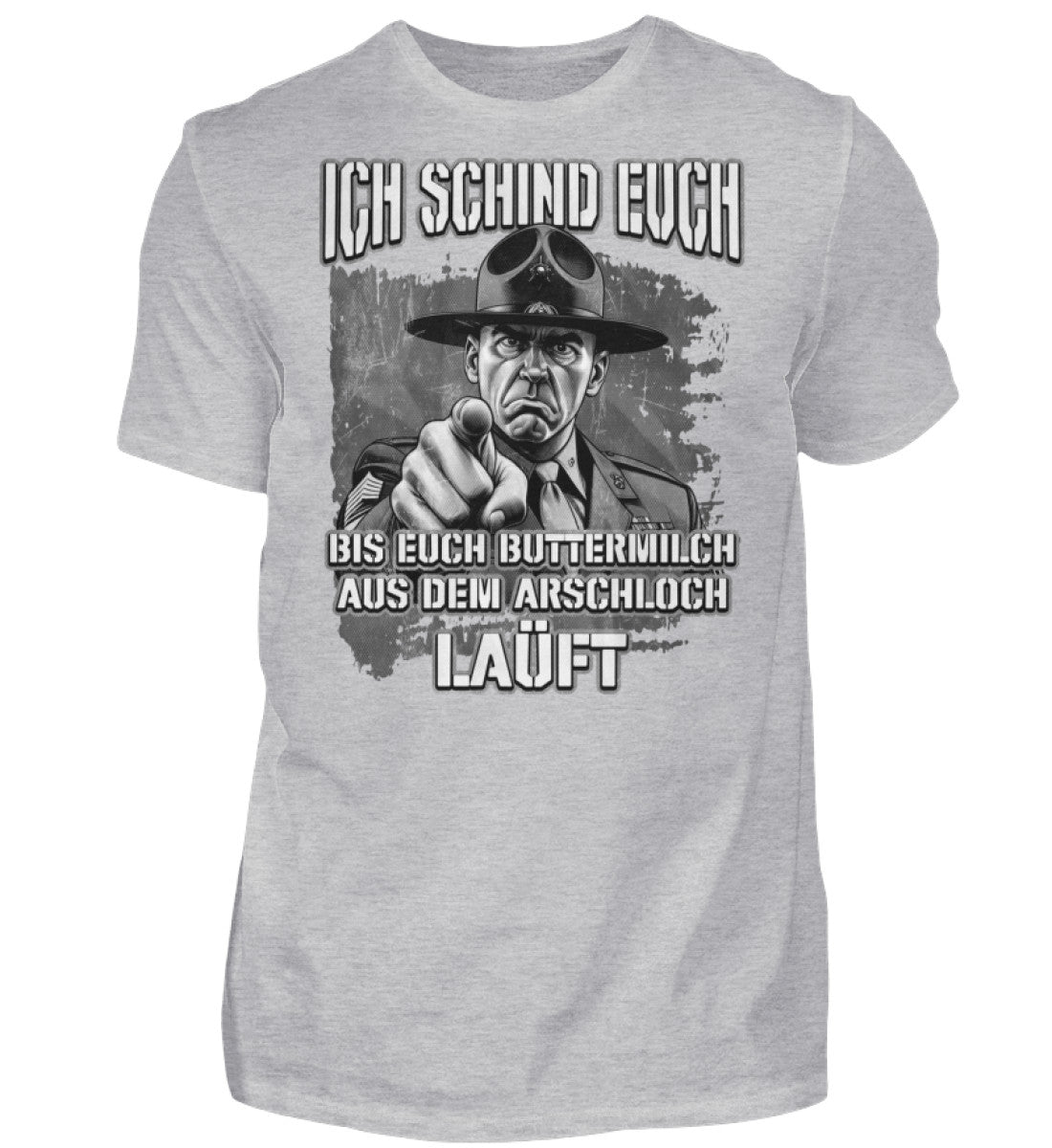 Witzige Herren T-Shirts, ICH SCHIND EUCH - Herren Funshirt 20.00 € Farbe: Heather Grey WORKSWEAR.DE