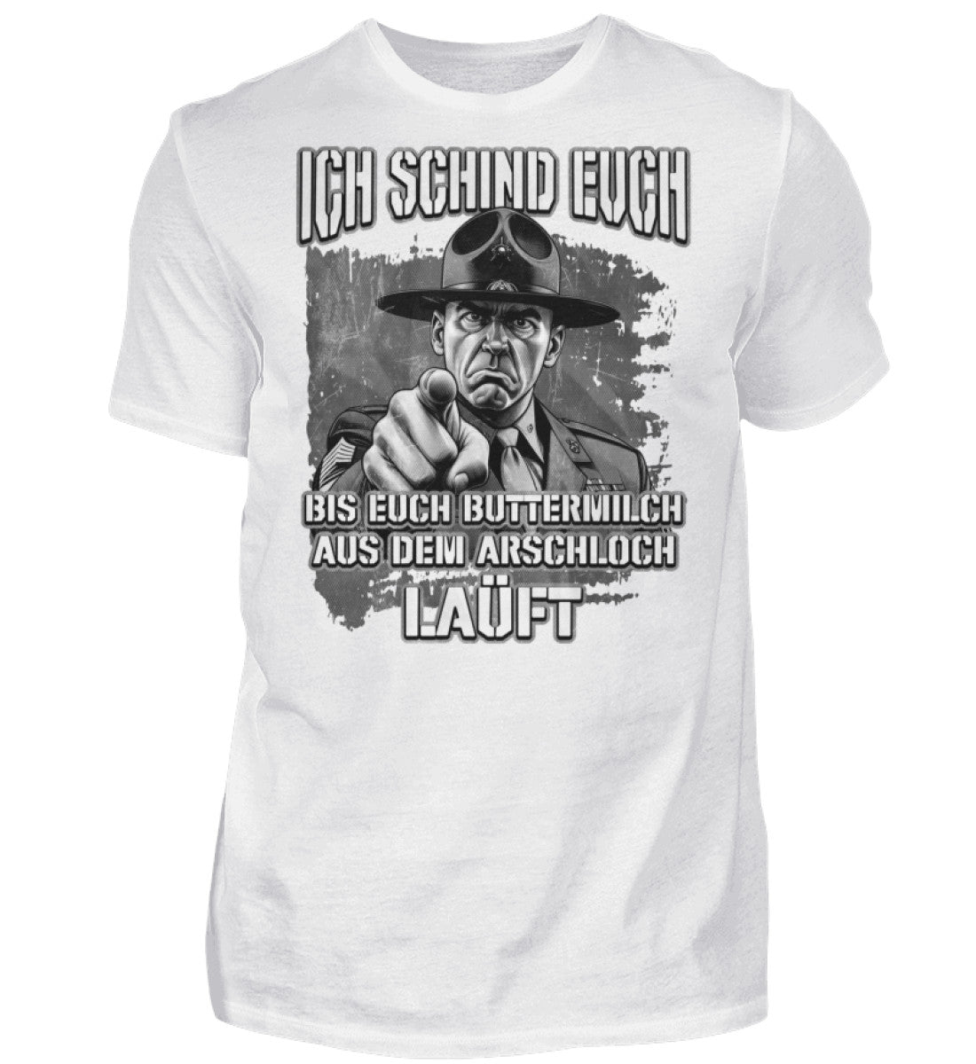 Witzige Herren T-Shirts, ICH SCHIND EUCH - Herren Funshirt 20.00 € Farbe: White WORKSWEAR.DE