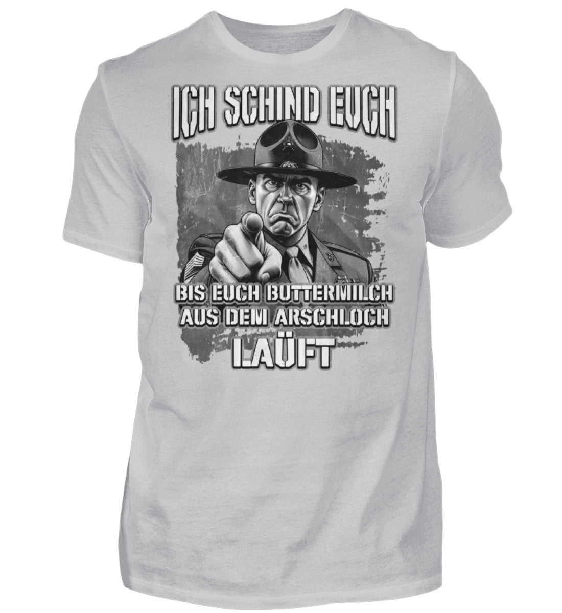 Witzige Herren T-Shirts, ICH SCHIND EUCH - Herren Funshirt 20.00 € Farbe: Pacific Grey WORKSWEAR.DE