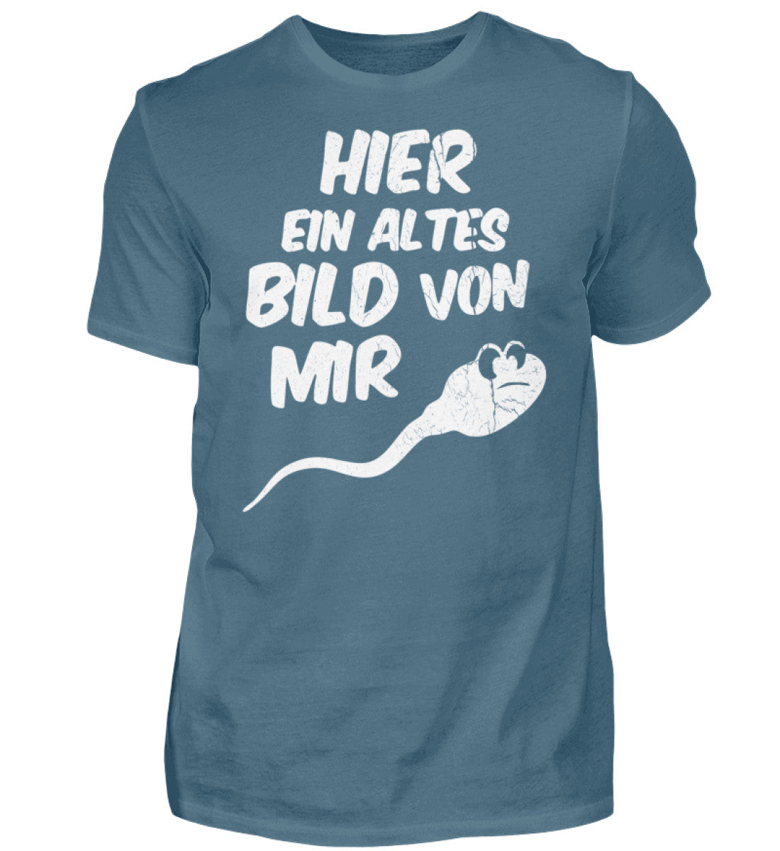Witzige Herren T-Shirts, Altes Bild von mir - Herren Fun T-Shirt 20.00 € Farbe: Stone Blue WORKSWEAR.DE
