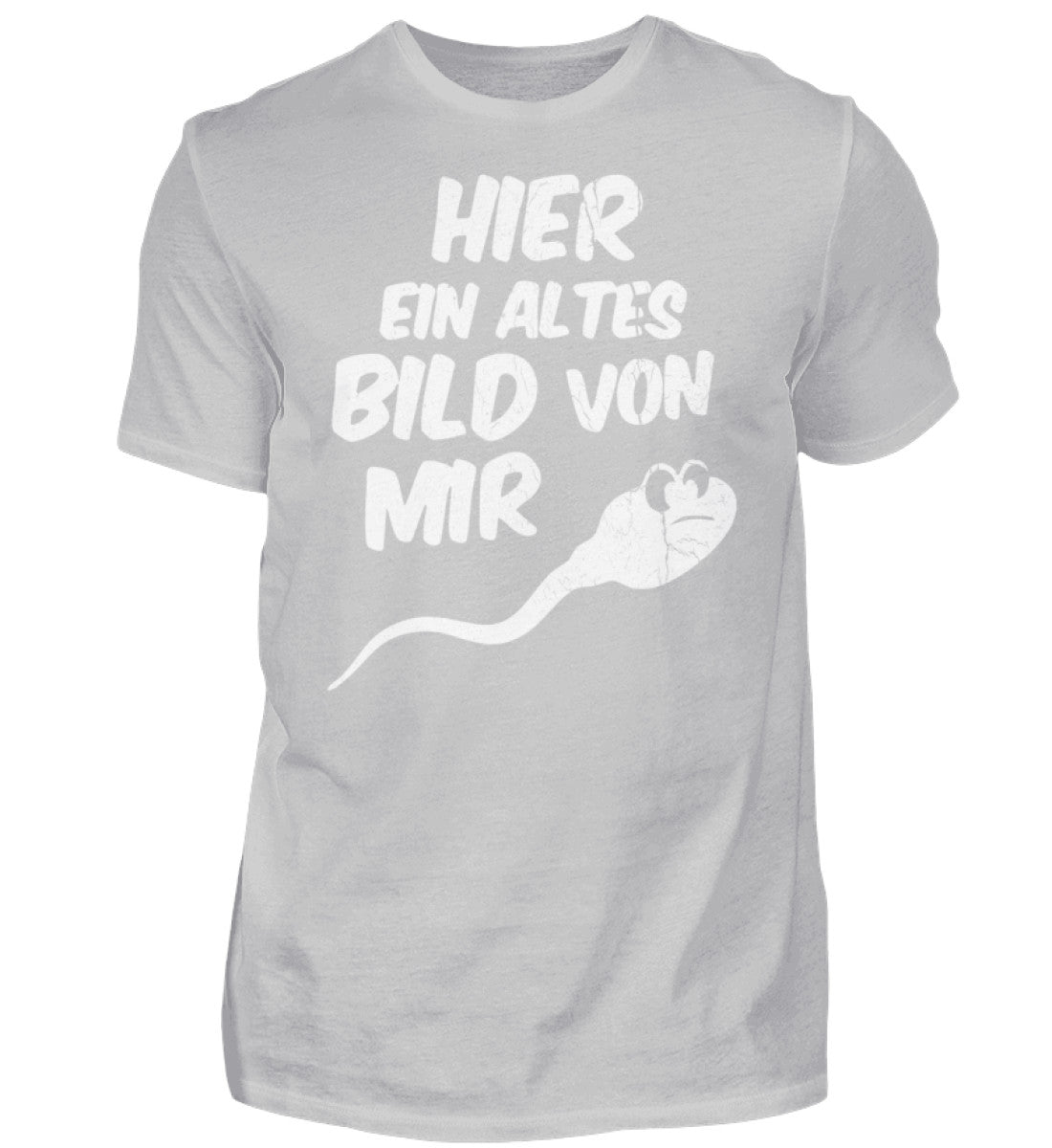 Witzige Herren T-Shirts, Altes Bild von mir - Herren Fun T-Shirt 20.00 € Farbe: Pacific Grey WORKSWEAR.DE