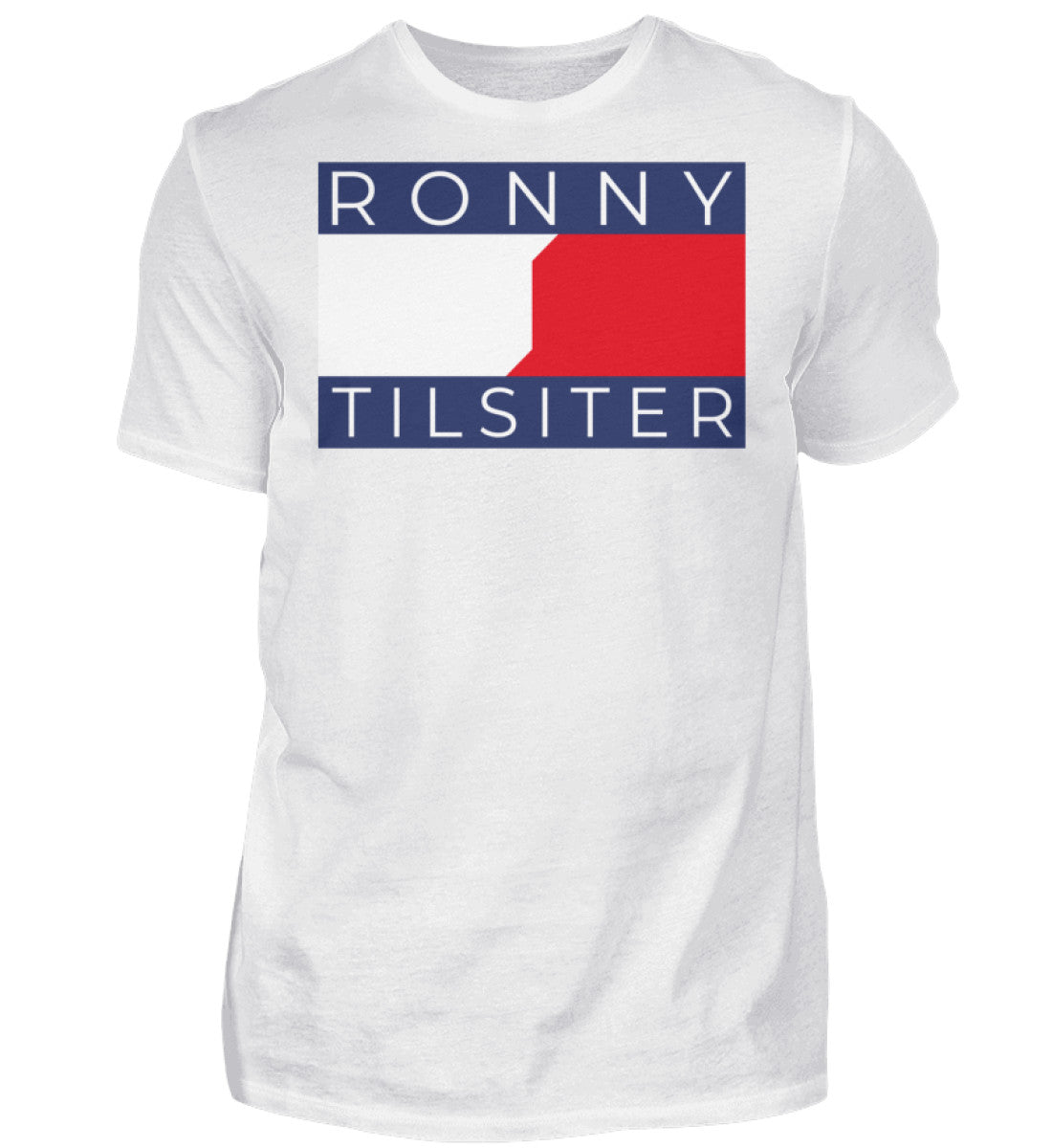 Witzige Herren T-Shirts, RONNY TILSITER - Herren Funshirt 20.00 € Farbe: White WORKSWEAR.DE