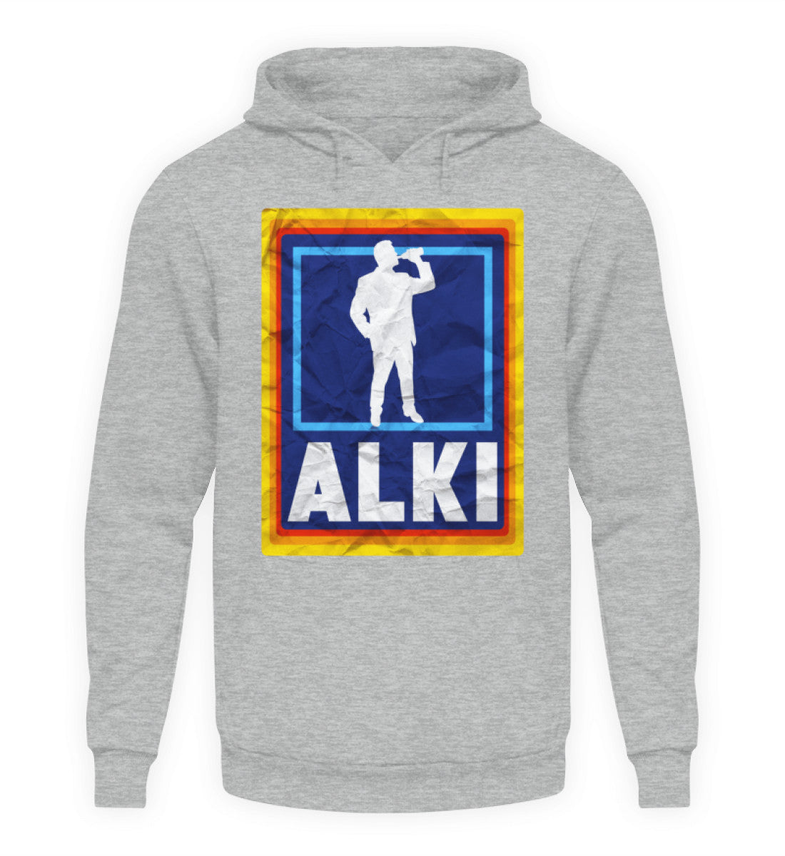 Coole Hoodies, ALKI - Hoodie, 40.00 €, Unisex Hoodie, Farbe: Heather Sport Grey, WORKSWEAR.DE
