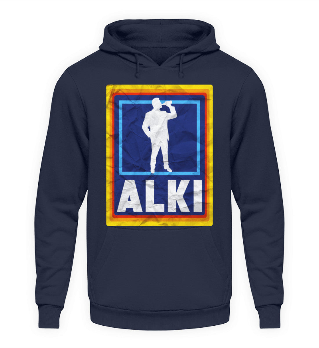 Coole Hoodies, ALKI - Hoodie, 40.00 €, Unisex Hoodie, Farbe: Oxford Navy, WORKSWEAR.DE