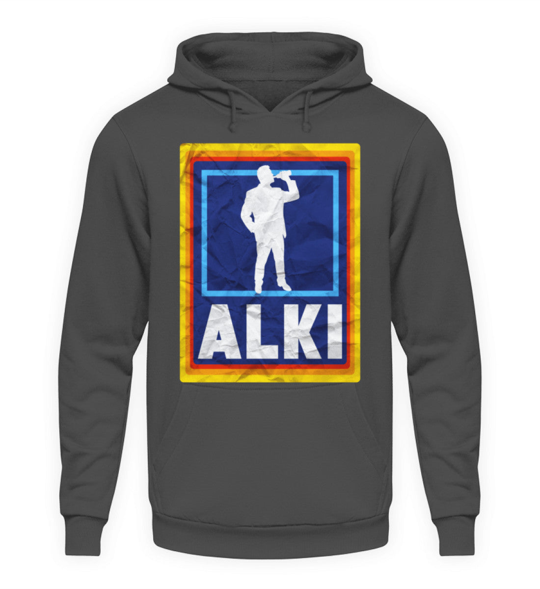 Coole Hoodies, ALKI - Hoodie, 40.00 €, Unisex Hoodie, Farbe: Steel Grey (Solid), WORKSWEAR.DE