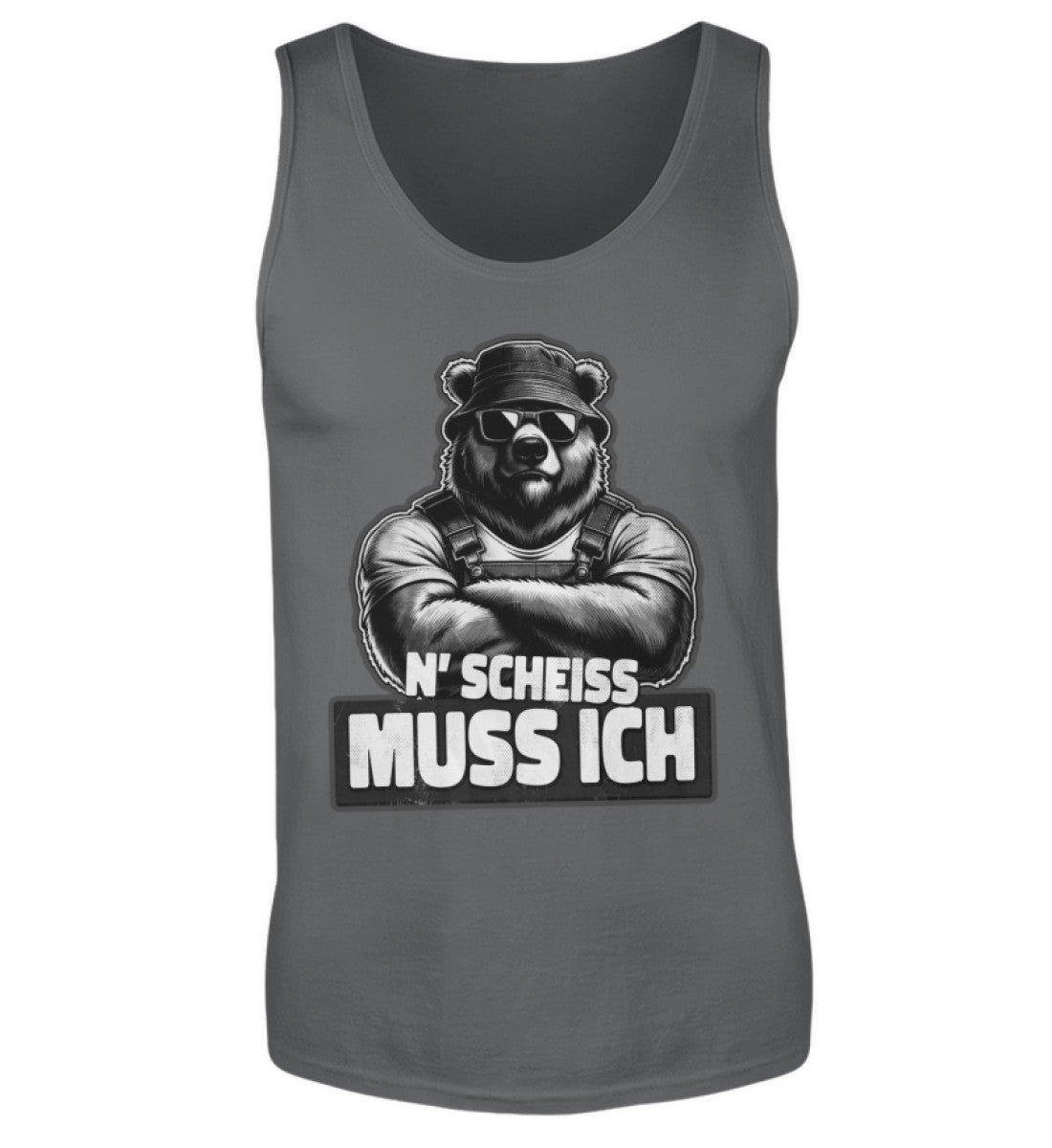 N' Scheiss muss ich - Herren Tanktop, Herren Tank-Top Farbe: Charcoal (Solid 24.95 €