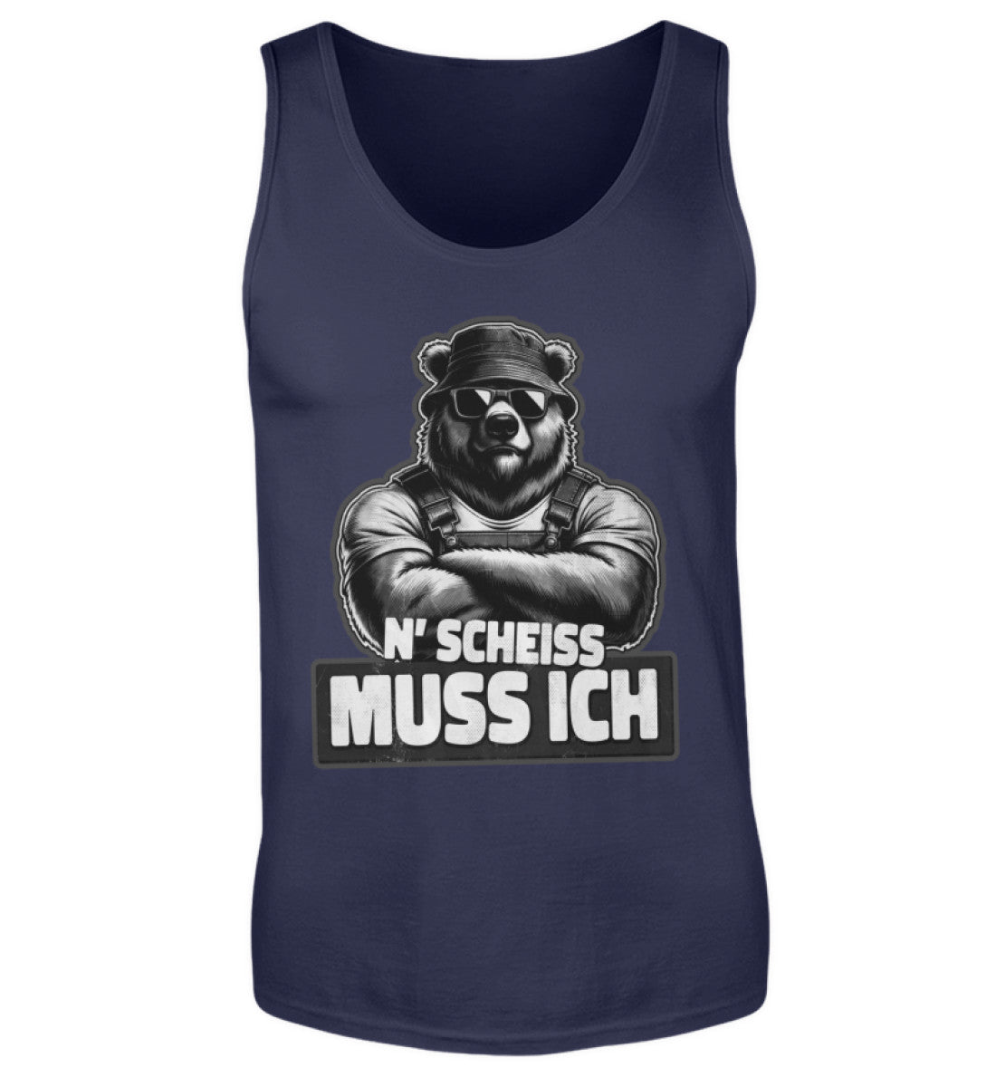 N' Scheiss muss ich - Herren Tanktop, Herren Tank-Top Farbe: Navy 24.95 €