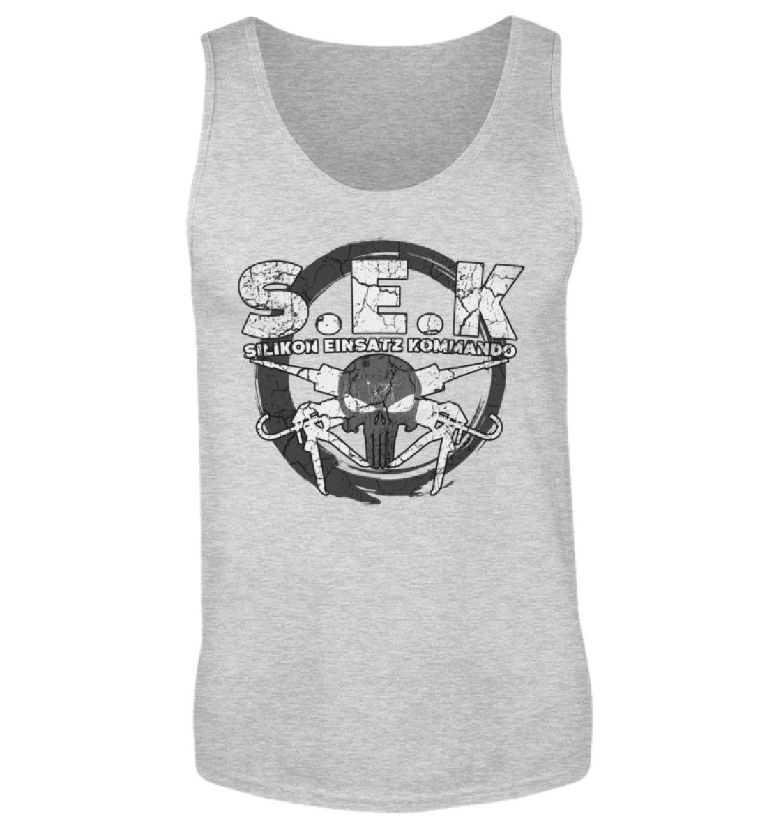S.E.K - Herren Tanktop, Herren Tank-Top Farbe: Sport Grey (Heather) 24.95 €