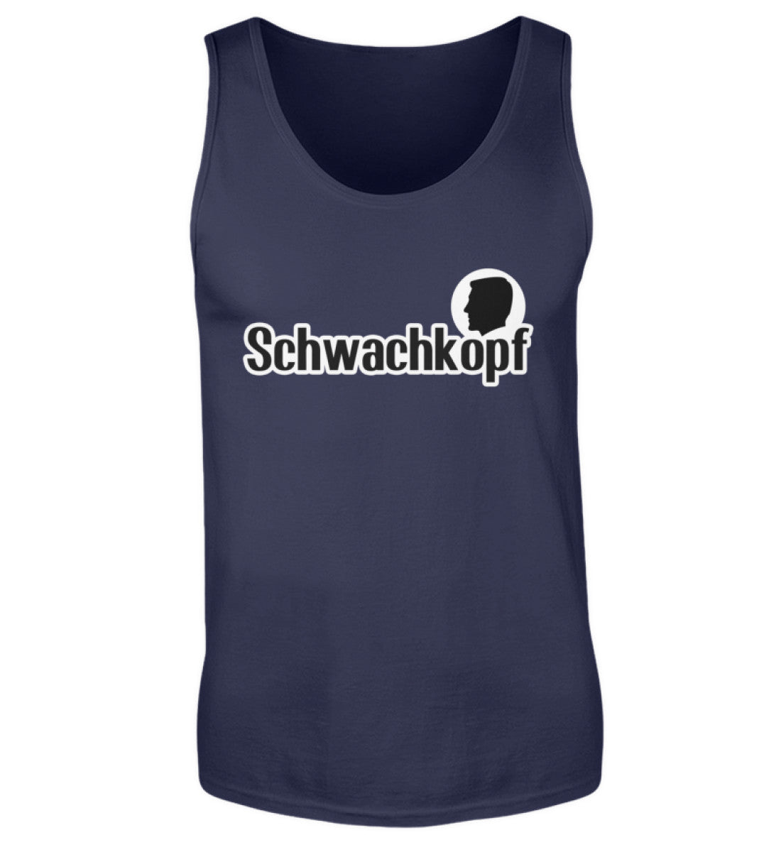 Schwachkopf - Tanktop, Herren Tank-Top Farbe: Navy 24.95 €