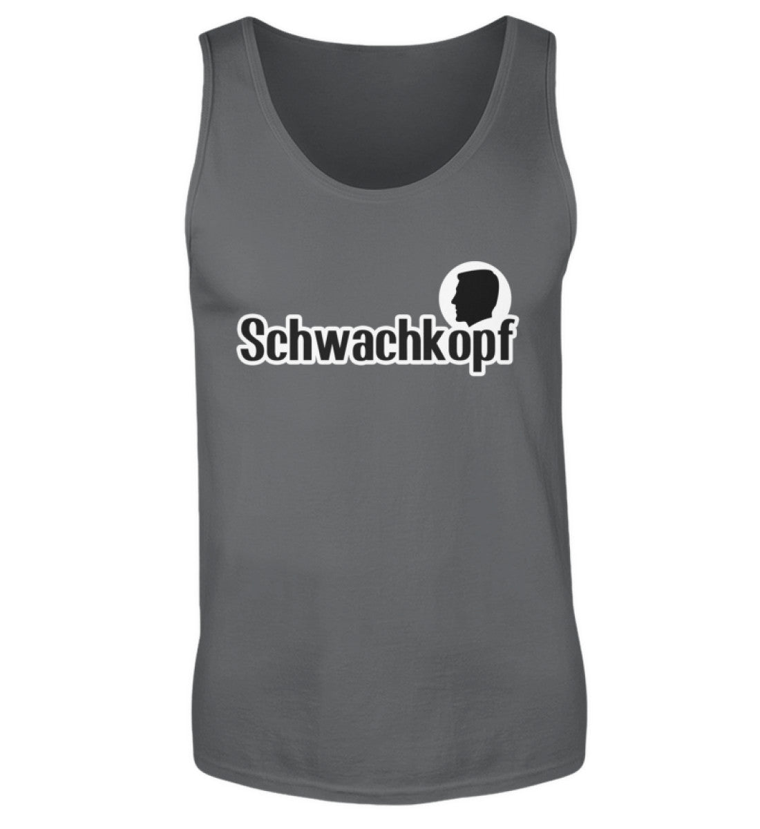 Schwachkopf - Tanktop, Herren Tank-Top Farbe: Charcoal (Solid 24.95 €