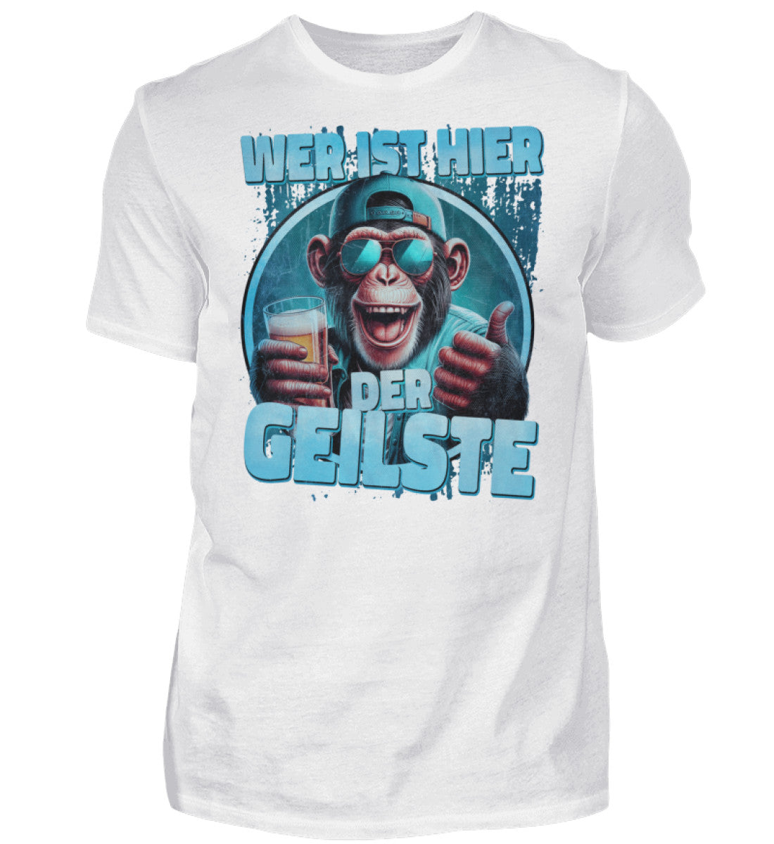 Witzige Herren T-Shirts, Wer ist hier der Geilste - Fun T-Shirt 20.00 € Farbe: White WORKSWEAR.DE
