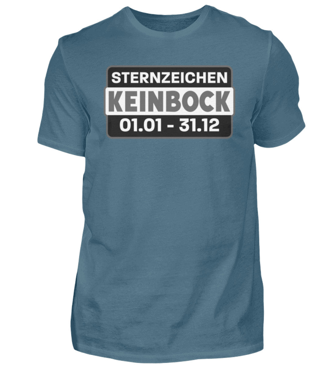 Witzige Herren T-Shirts, Kein Bock - Herren Funshirt 20.00 € Farbe: Stone Blue WORKSWEAR.DE