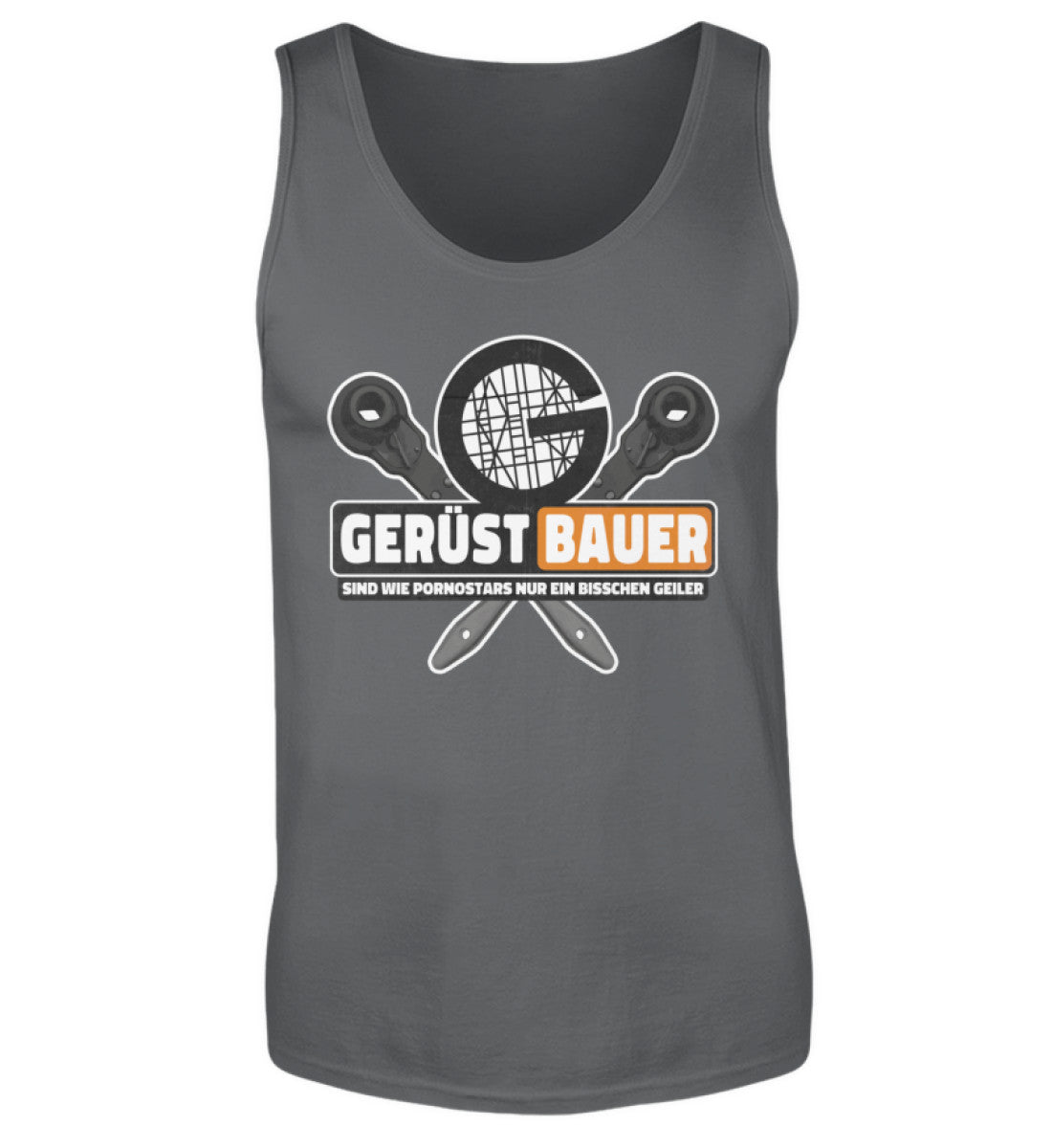 Gerüstbauer - Herren Tanktop, 24.95 €, Herren Tank-Top Farbe: Charcoal (Solid,