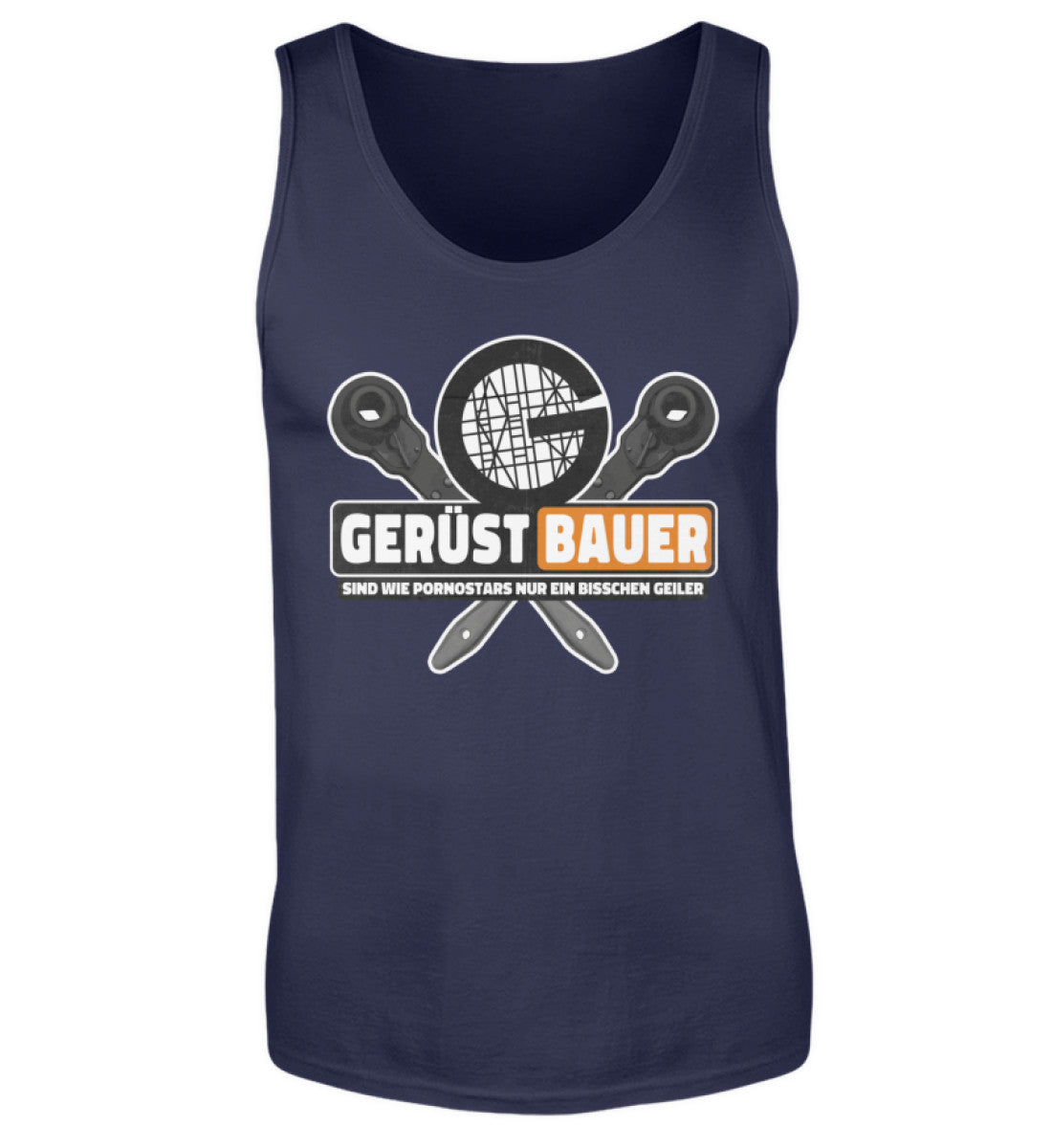 Gerüstbauer - Herren Tanktop, 24.95 €, Herren Tank-Top Farbe: Navy,