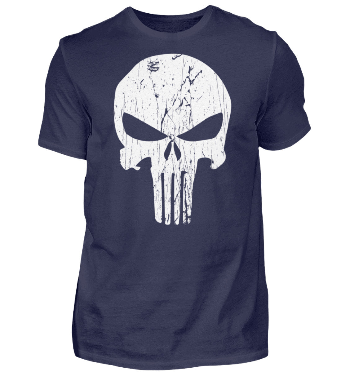 Witzige Herren T-Shirts, PUNISHER - Herren Funshirt 20.00 € Farbe: Navy WORKSWEAR.DE