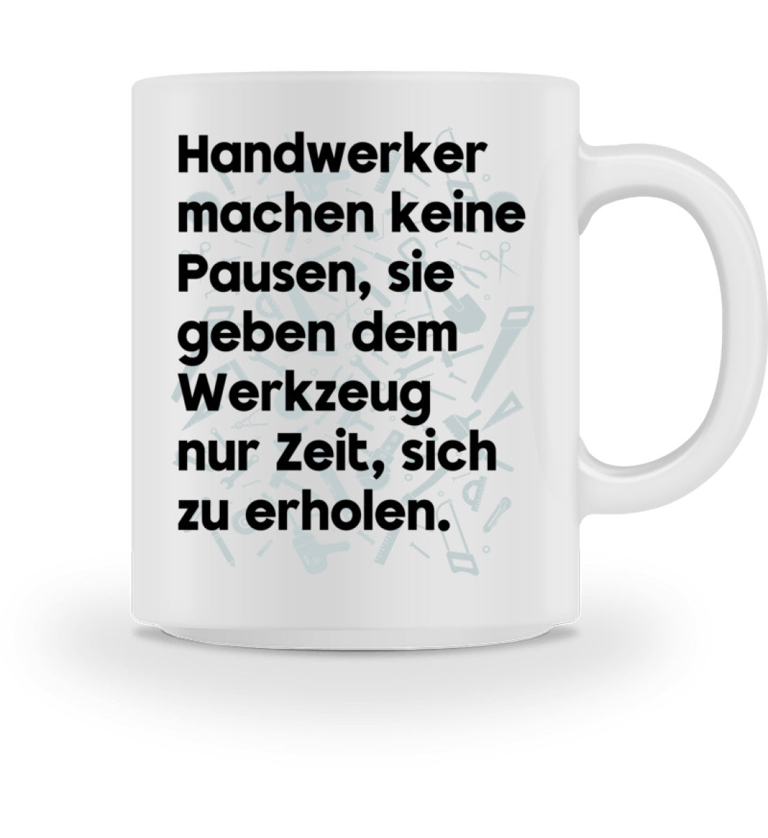 Handwerker Kaffeetasse bedruckt www.handwerkerfashion.de