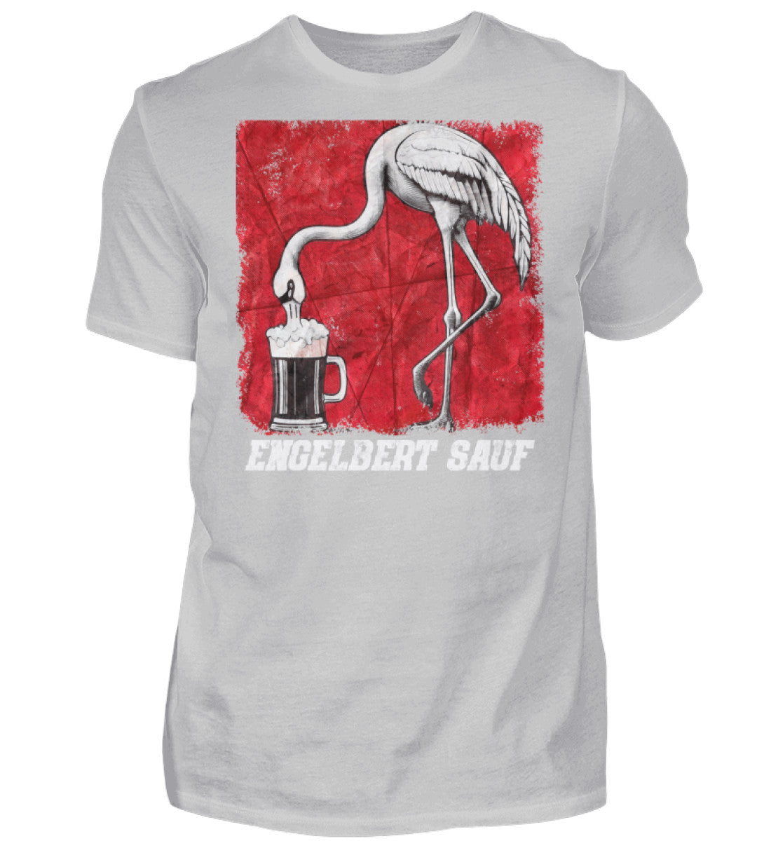 Witzige Herren T-Shirts, ENGELBERT SAUF - Herren Funshirt 20.00 € Farbe: Pacific Grey WORKSWEAR.DE