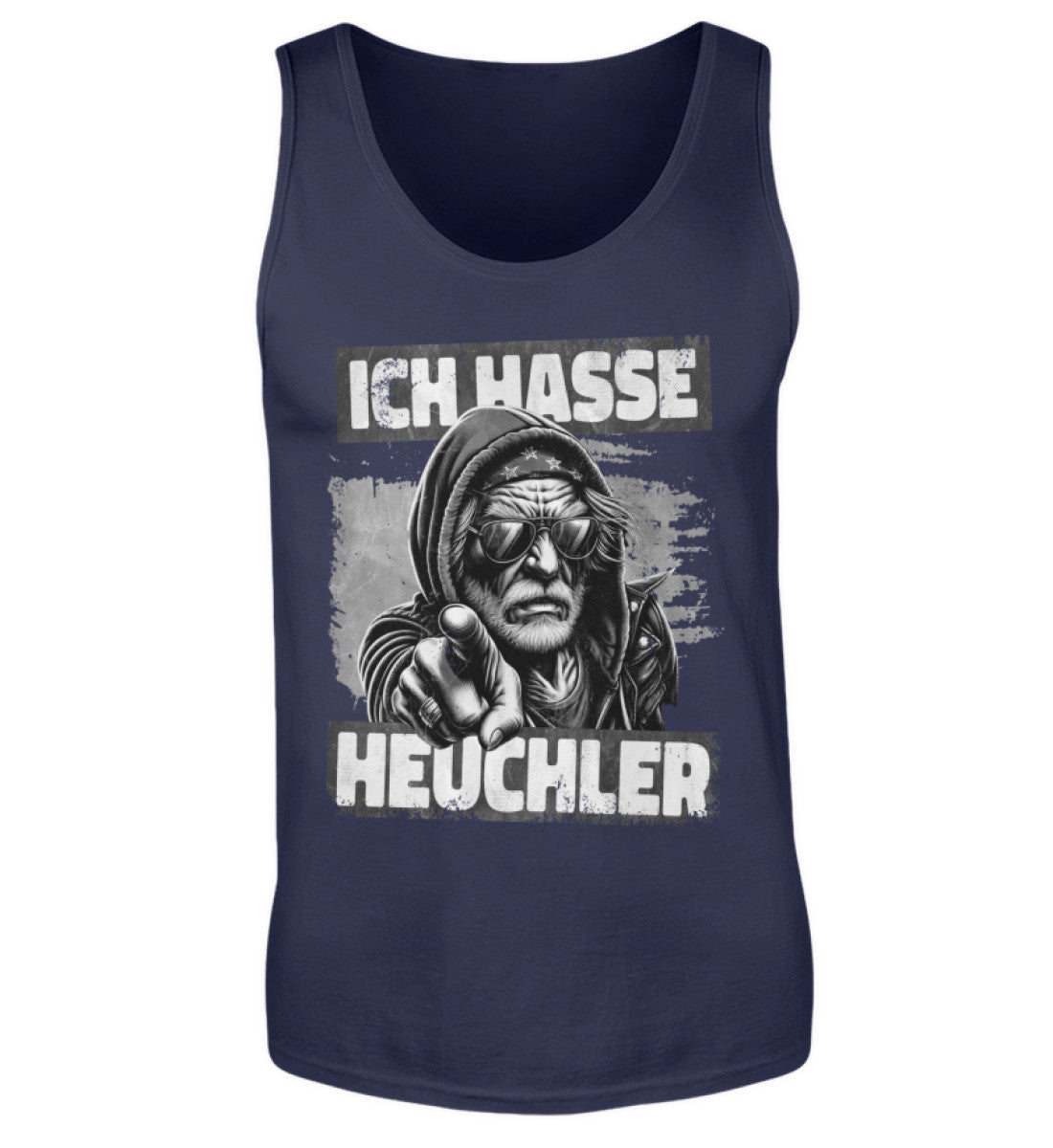 ICH HASSE HEUCHLER - Herren Tanktop, Herren Tank-Top Farbe: Navy 22.95 €