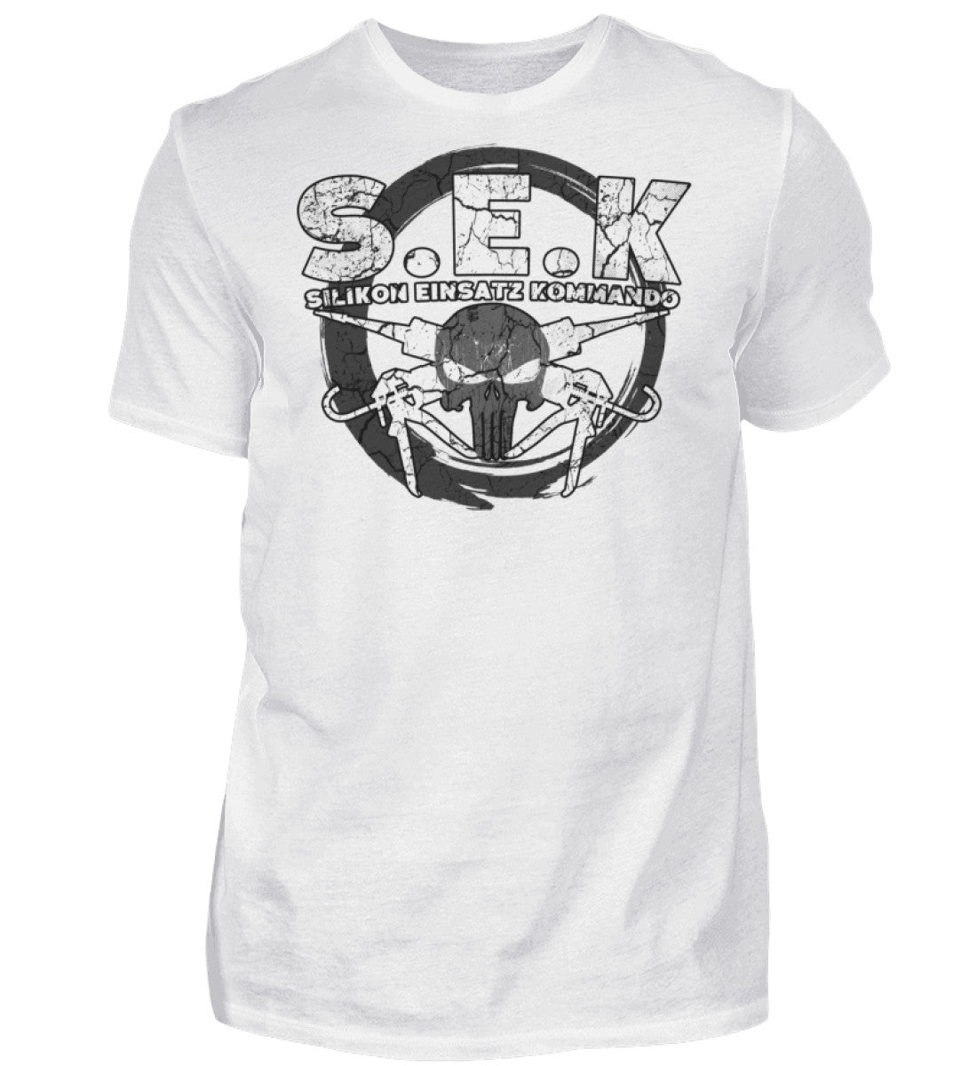 Witzige Herren T-Shirts, S.E.K - Herren Funshirt 20.00 € Farbe: White WORKSWEAR.DE